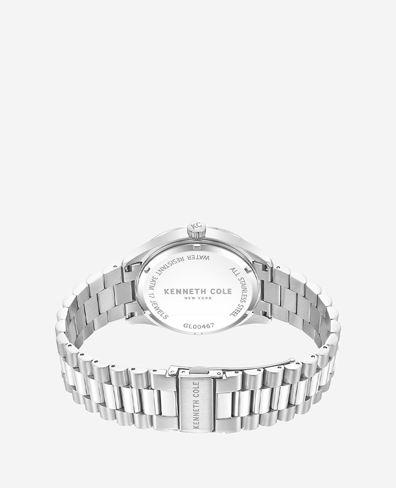 Kenneth Cole Mechanical Stainless Steel Watch