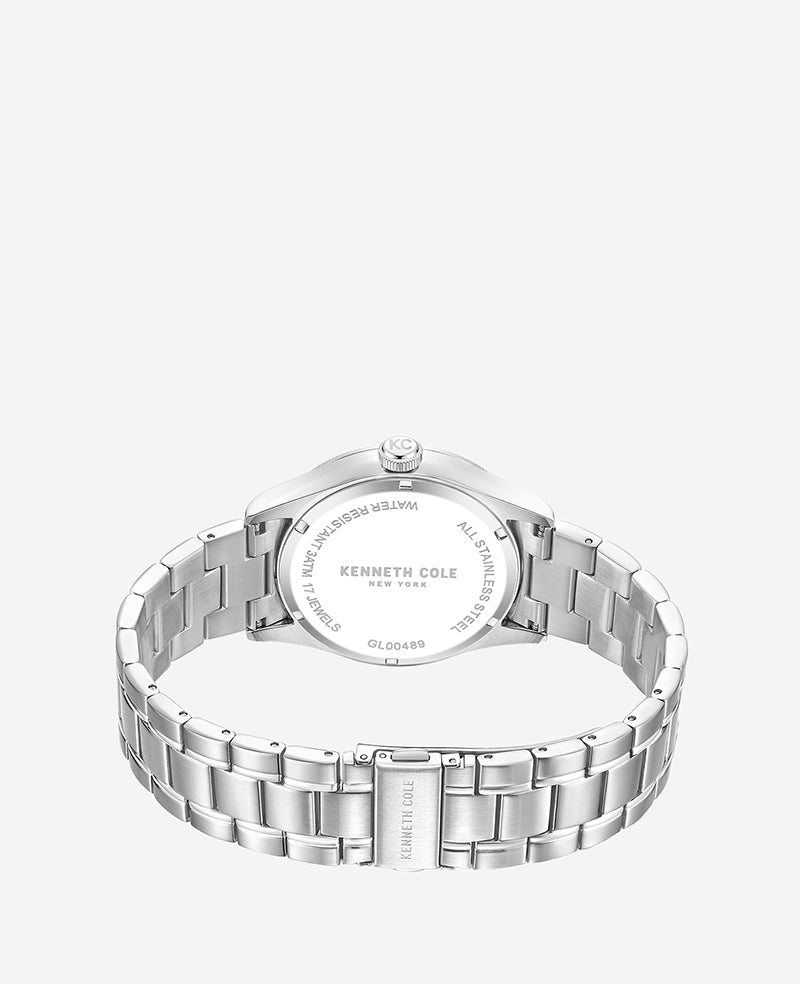 Kenneth Cole Mechanical Stainless Steel Watch