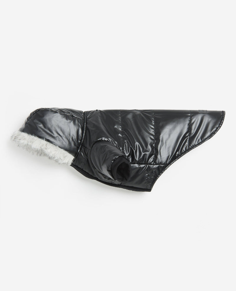 Kenneth Cole Metallic Hooded Puffer Dog Coat