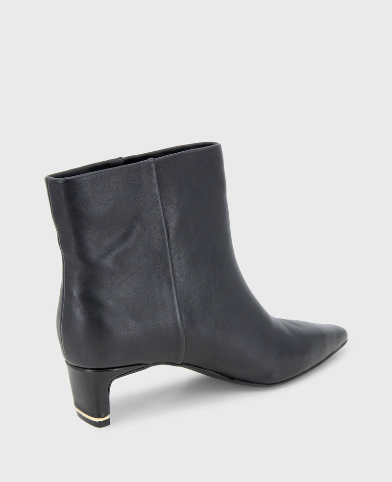 Kenneth Cole Miranda Leather Heel Bootie