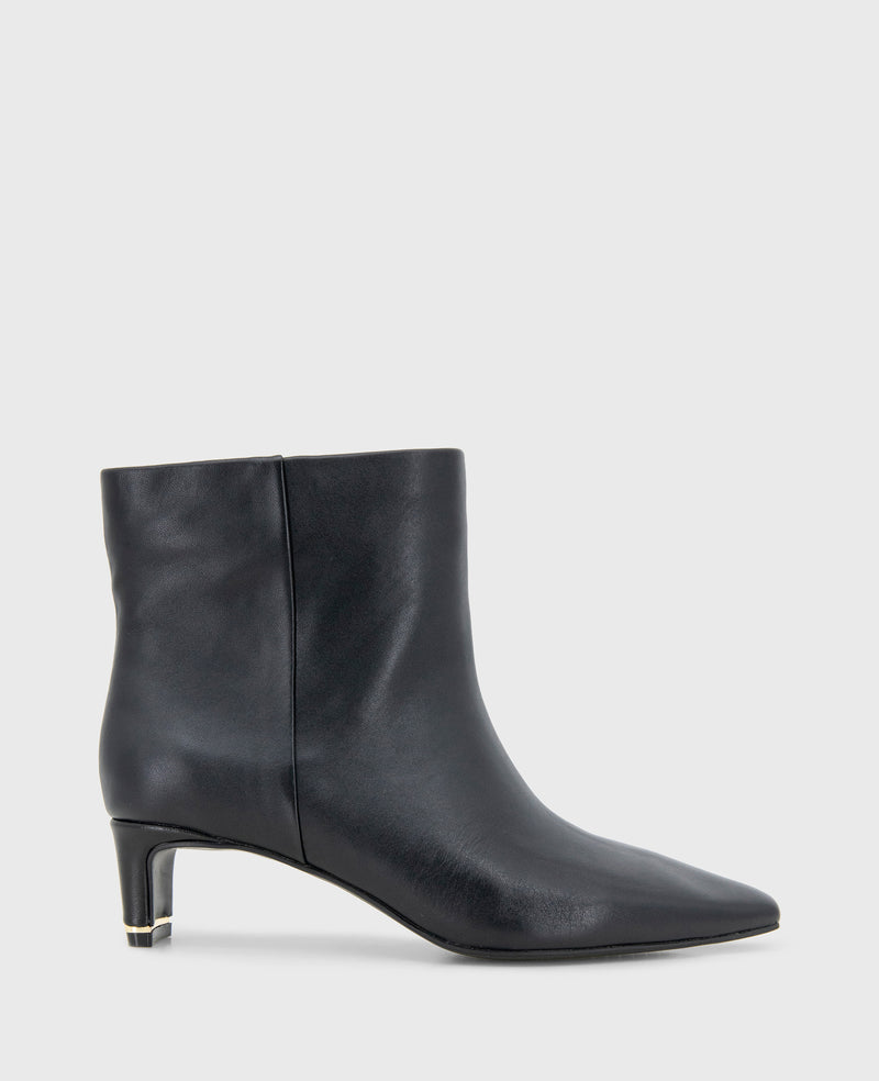 kenneth cole Miranda Leather Heel Bootie