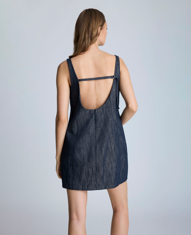 Kenneth Cole Open Back Strap Shift Dress