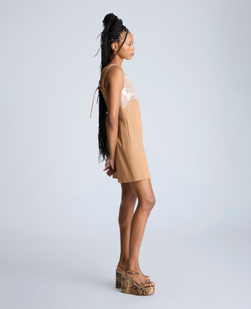 Kenneth Cole Open Back Strap Shift Dress