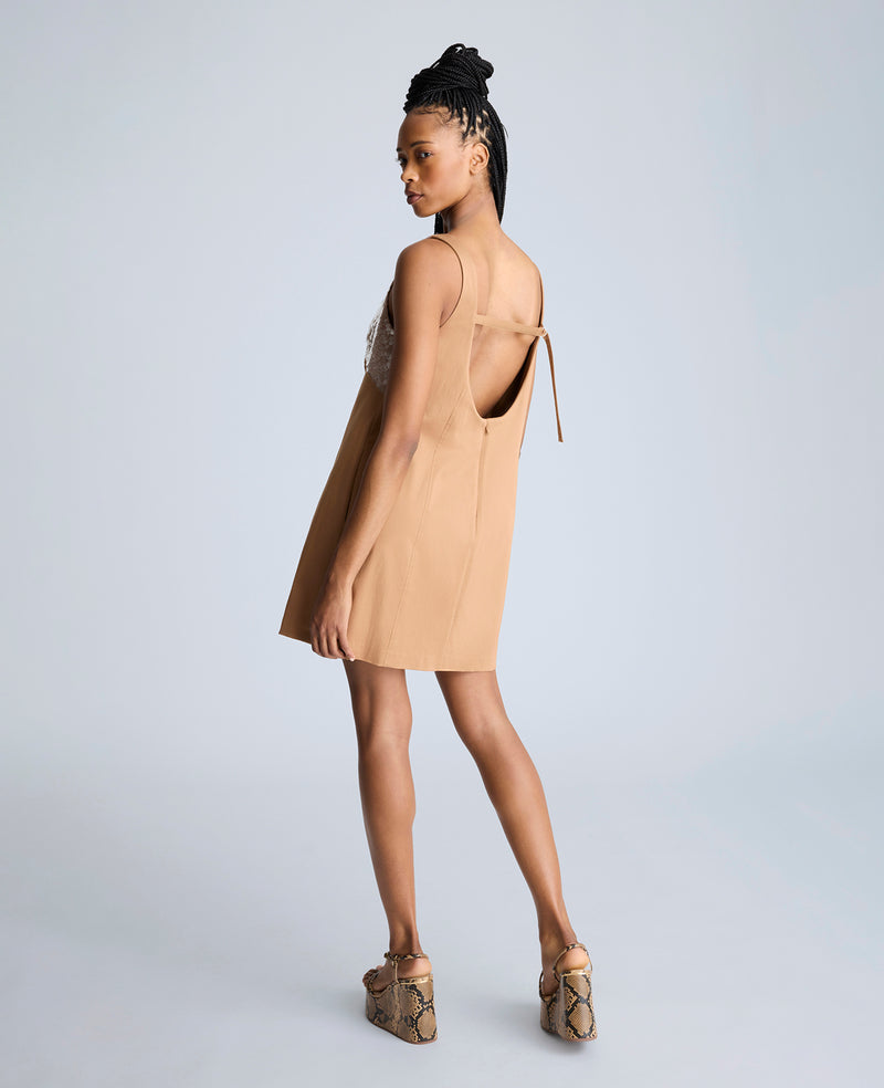 Kenneth Cole Open Back Strap Shift Dress