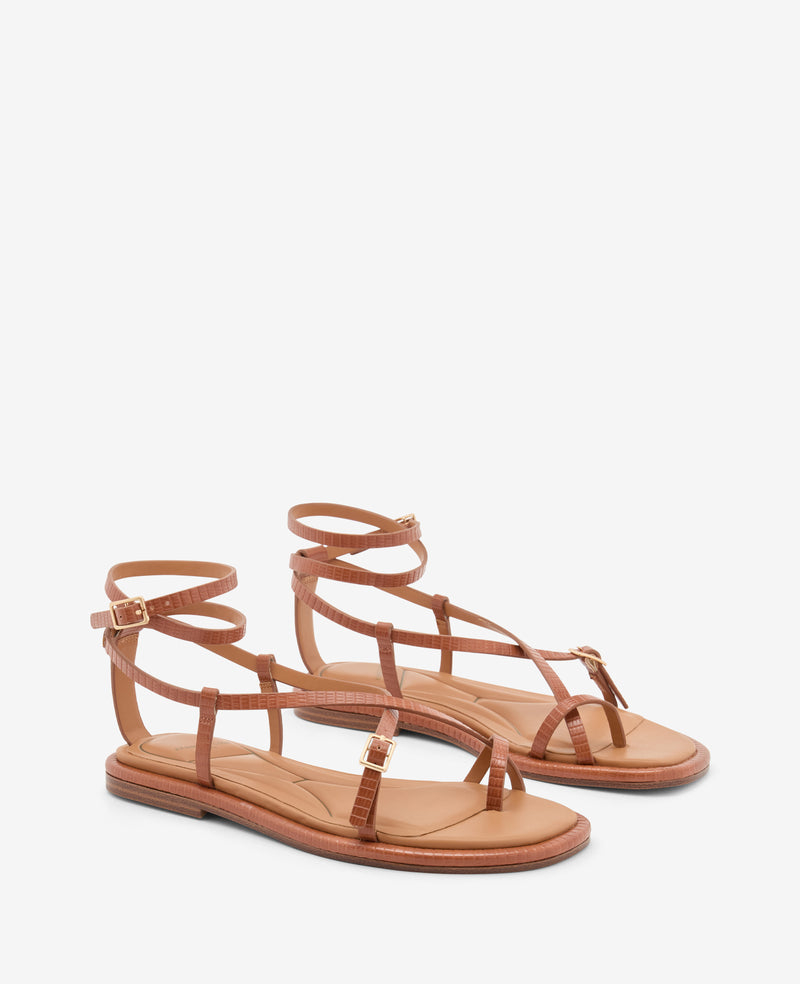 Kenneth Cole Paros Embossed Lizard Sandal