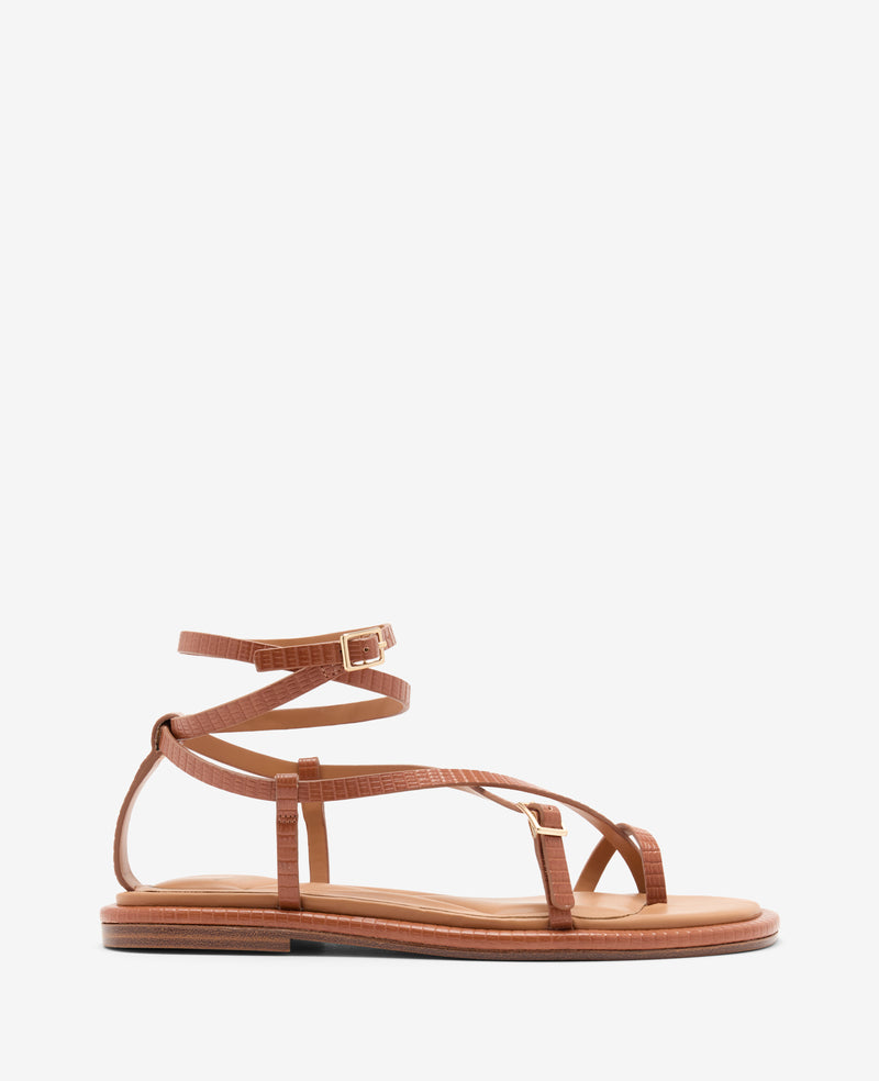 kenneth cole Paros Embossed Lizard Sandal