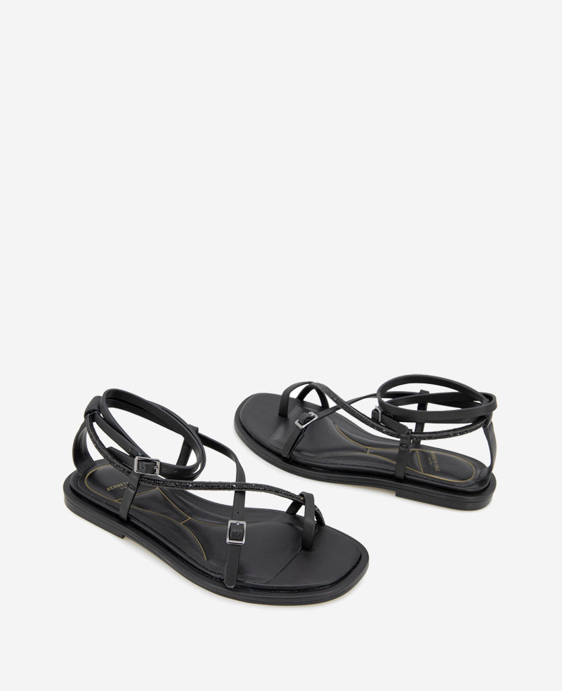 Kenneth Cole Paros Leather Beaded Sandal