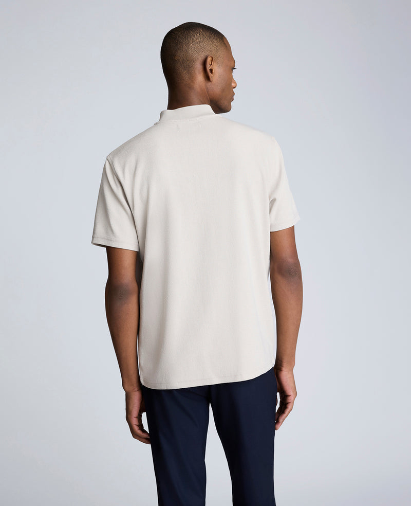 Kenneth Cole Performance Band-Collar Henley