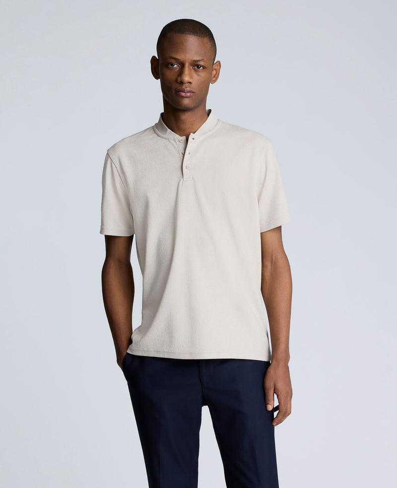 kenneth cole Performance Band-Collar Henley