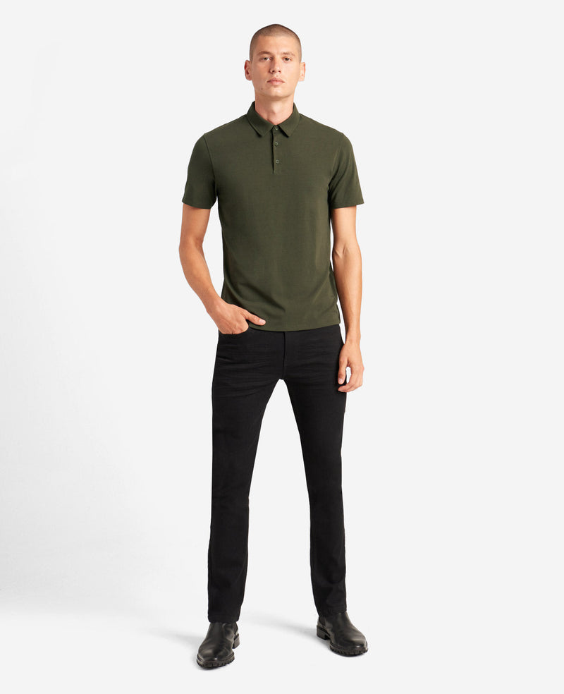 Kenneth Cole Performance Button Polo