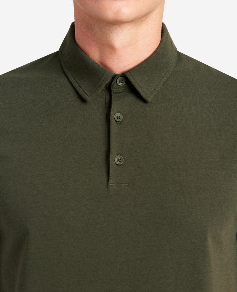 Kenneth Cole Performance Button Polo