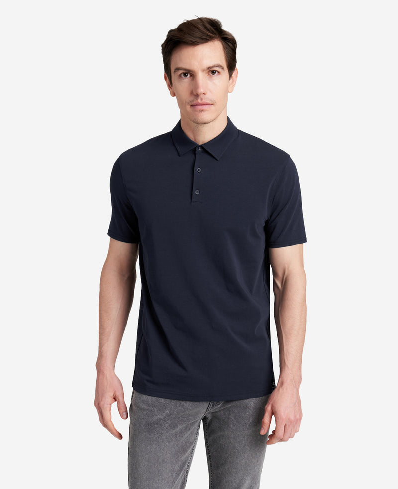 Kenneth Cole Performance Button Polo