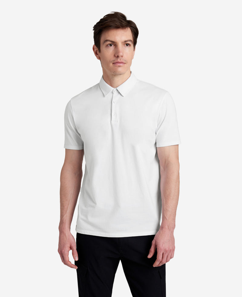 Kenneth Cole Performance Button Polo