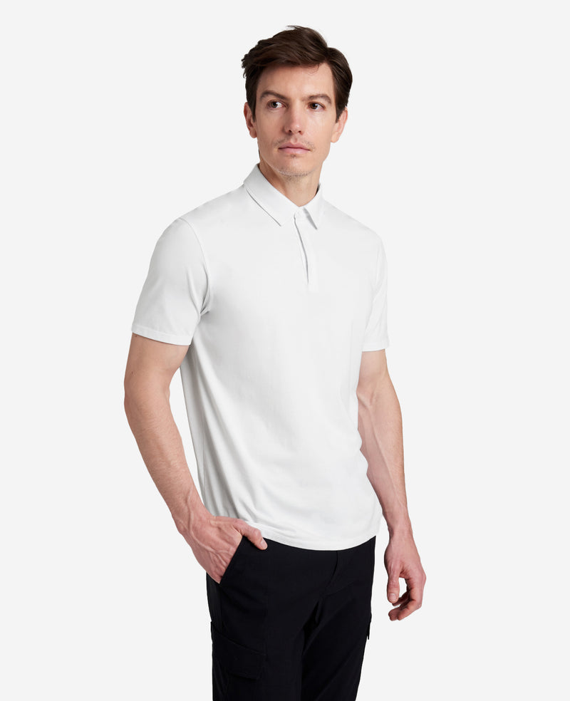 kenneth cole Performance Button Polo