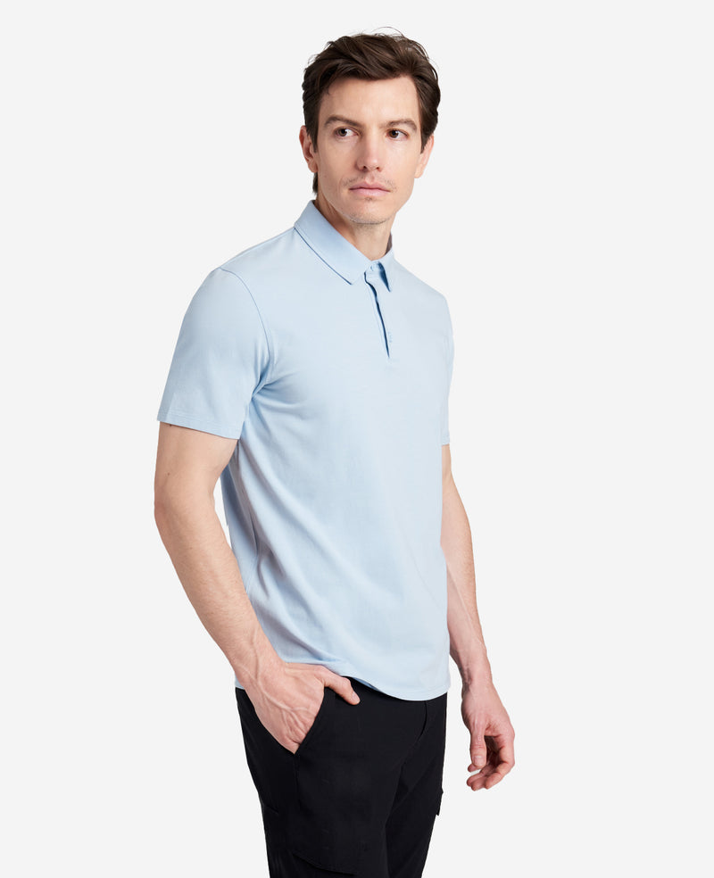 kenneth cole Performance Button Polo