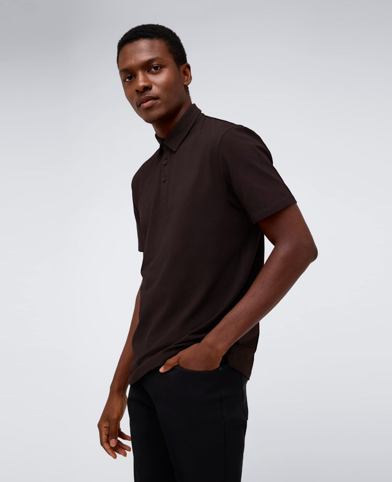 Kenneth Cole Performance Button Polo