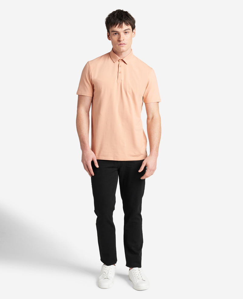 Kenneth Cole Performance Button Polo