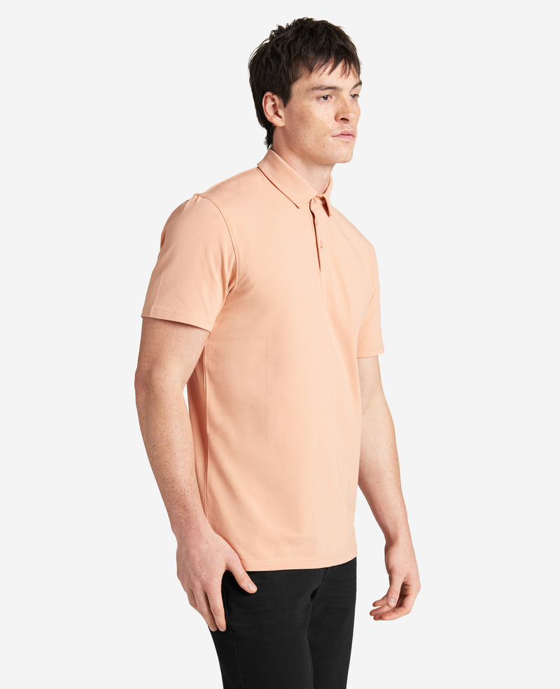 kenneth cole Performance Button Polo