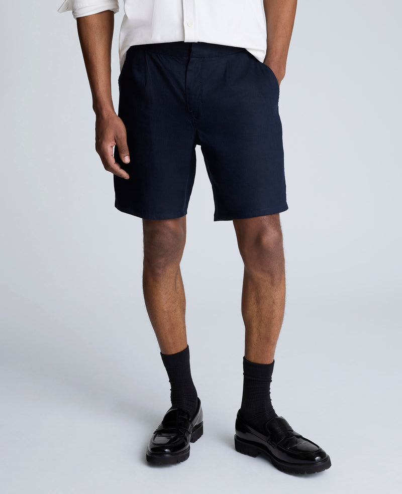 Kenneth Cole Performance Pleated Linen Short