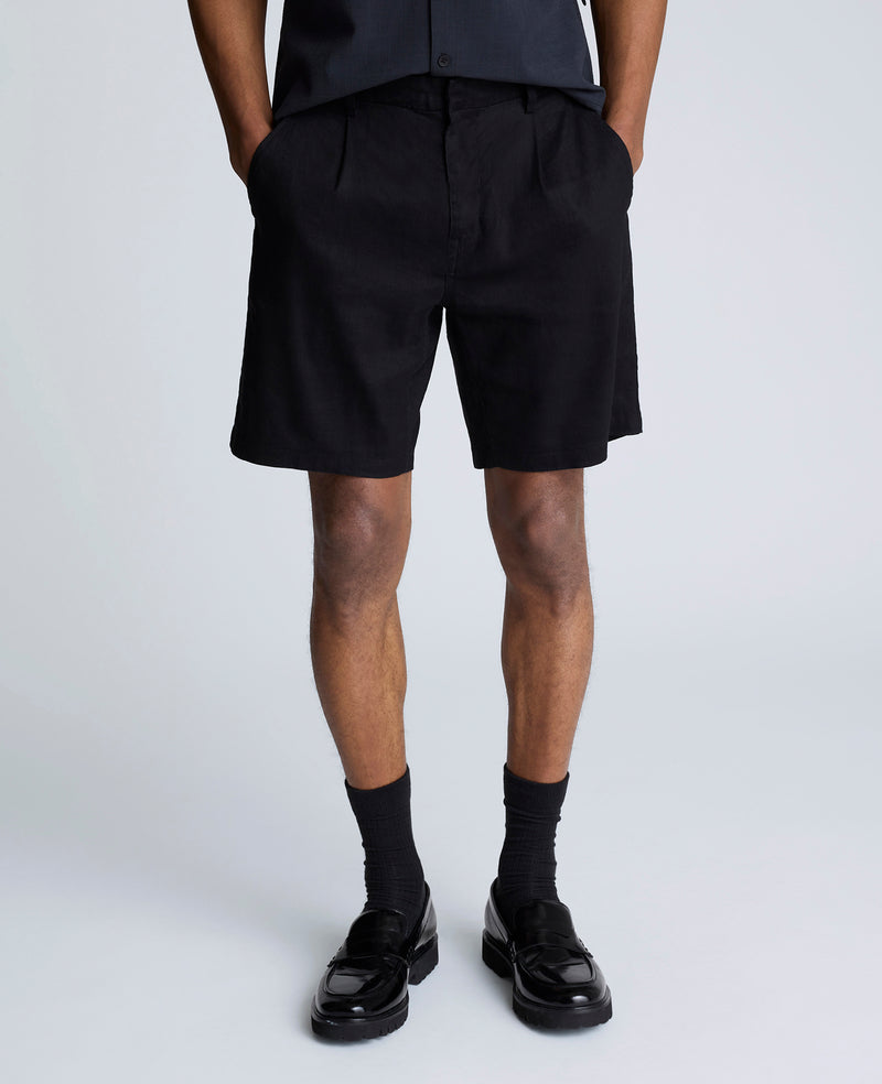 Kenneth Cole Performance Pleated Linen Short