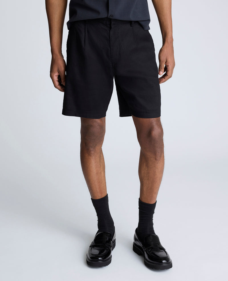kenneth cole Performance Pleated Linen Short