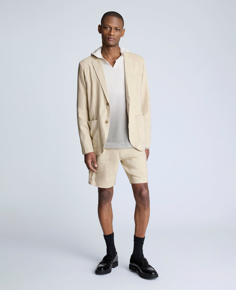 Kenneth Cole Performance Pleated Linen Short