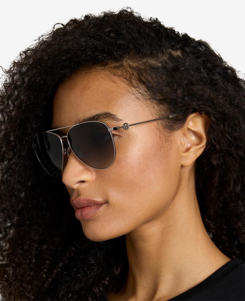 Kenneth Cole Pilot Titanium Aviator Sunglasses