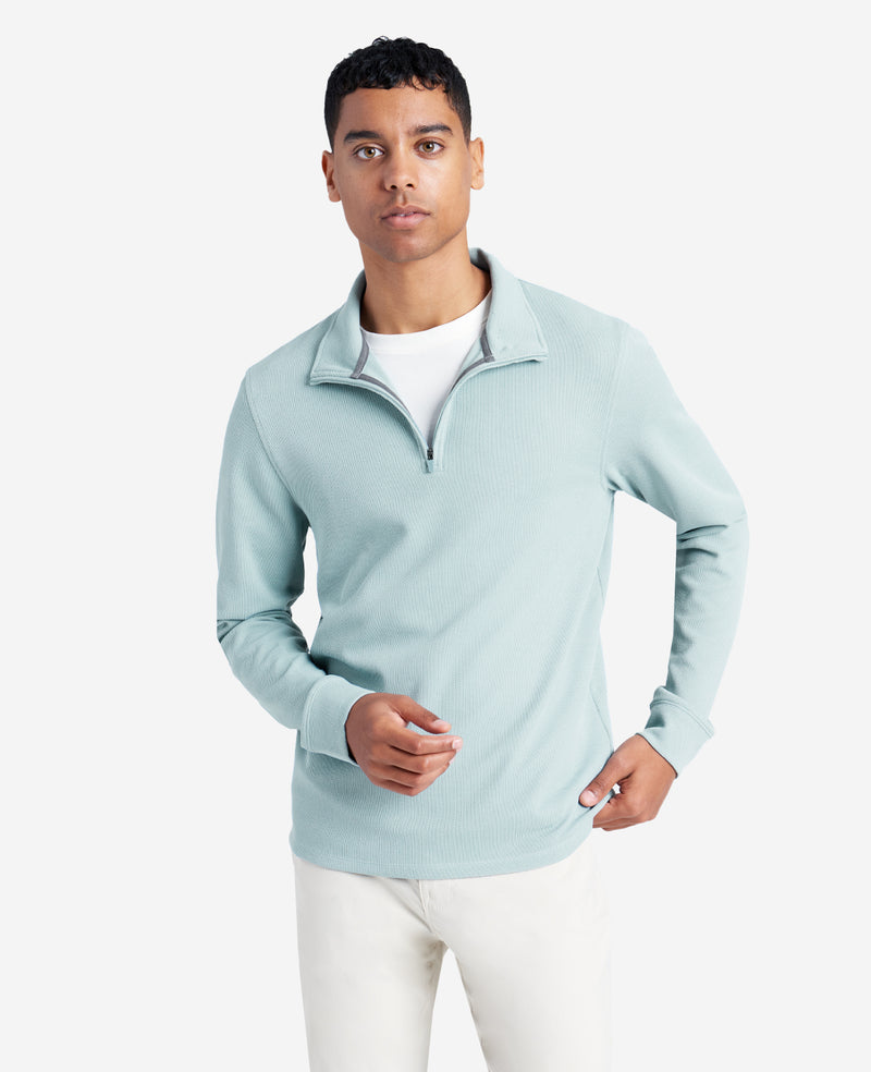 Kenneth Cole Quarter-Zip Knit Pullover
