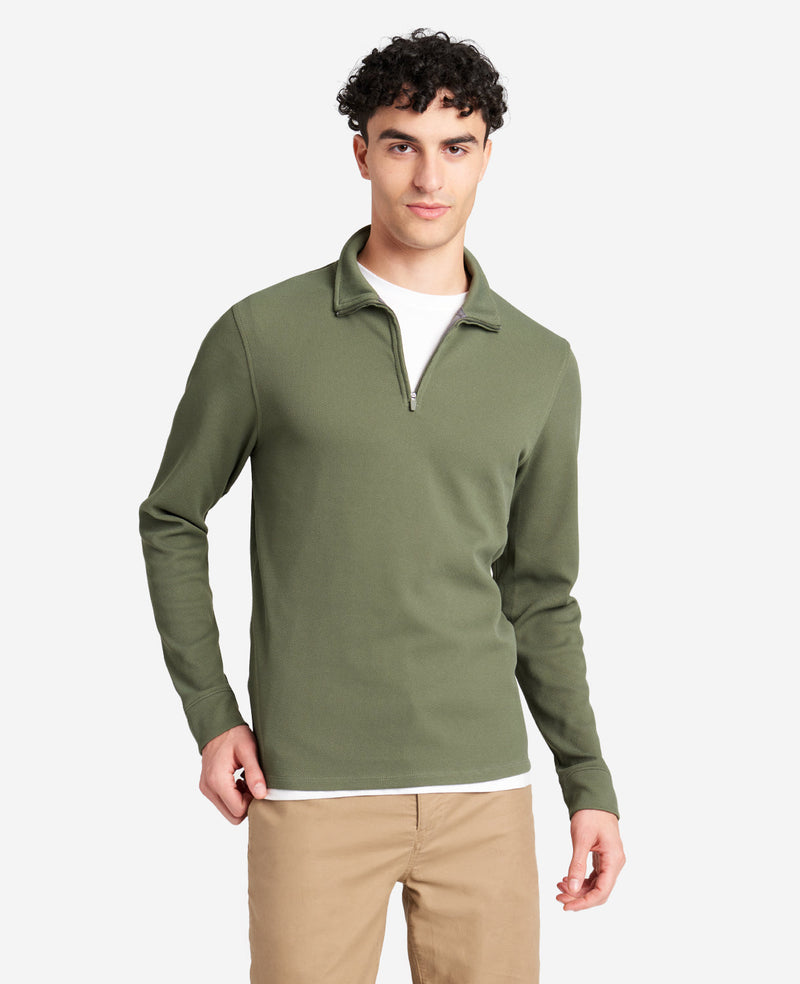 Kenneth Cole Quarter-Zip Knit Pullover