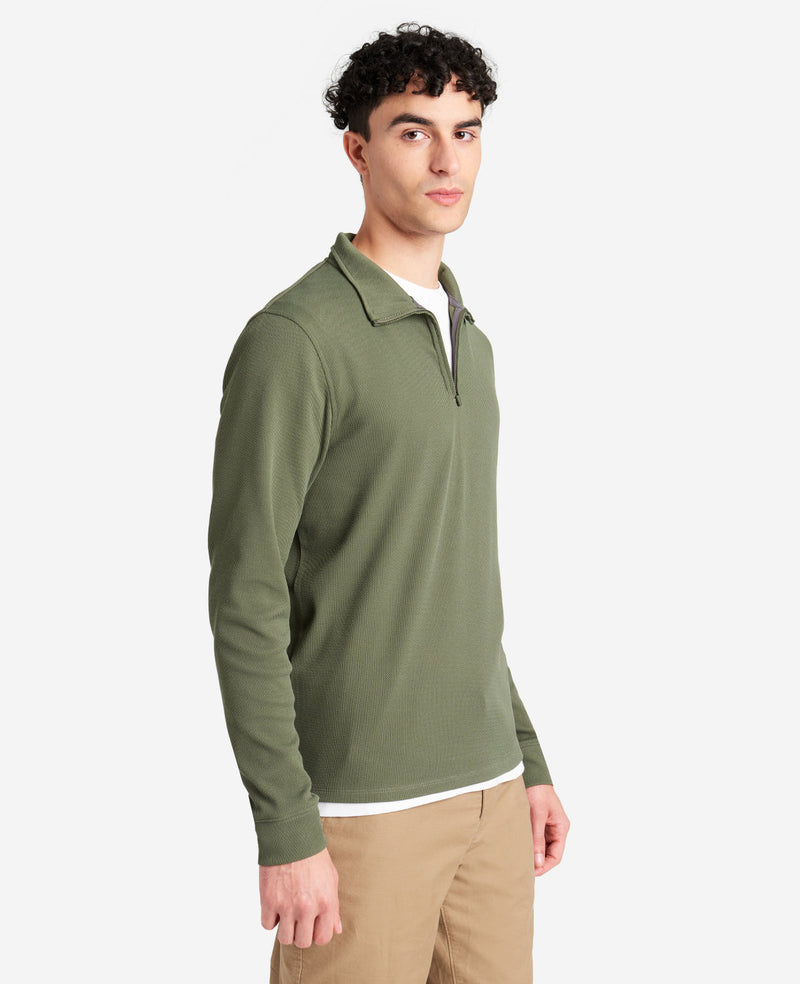 kenneth cole Quarter-Zip Knit Pullover