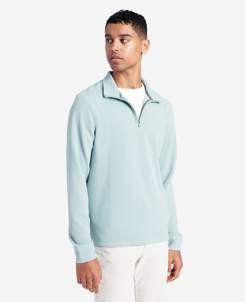kenneth cole Quarter-Zip Knit Pullover