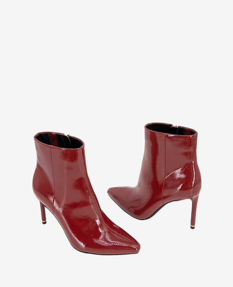Kenneth Cole Quincy Patent Heel Ankle Bootie