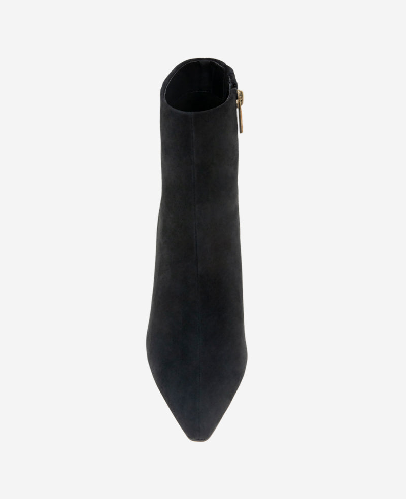 Kenneth Cole Quincy Suede Heel Ankle Bootie