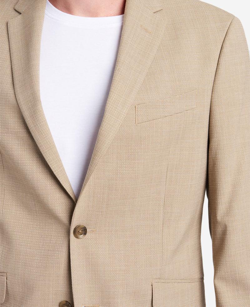 Kenneth Cole Kenneth Cole Reaction Slim-Fit Mini Check Stretch TECHNI-COLE Sport Coat