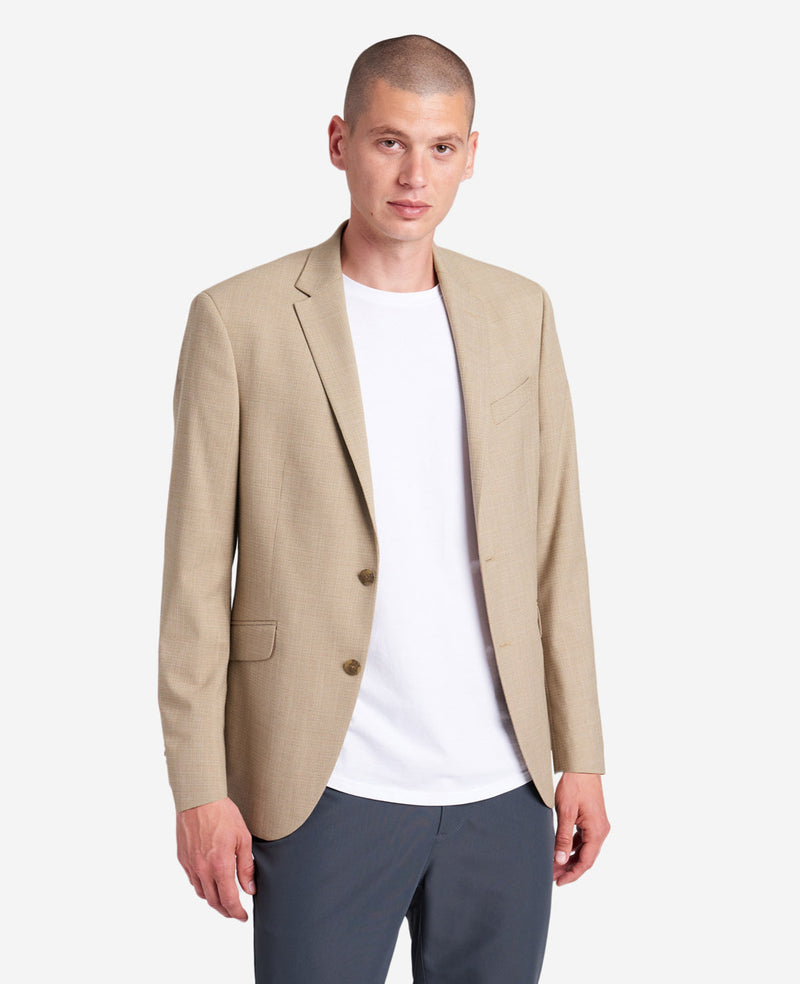 kenneth cole Kenneth Cole Reaction Slim-Fit Mini Check Stretch TECHNI-COLE Sport Coat