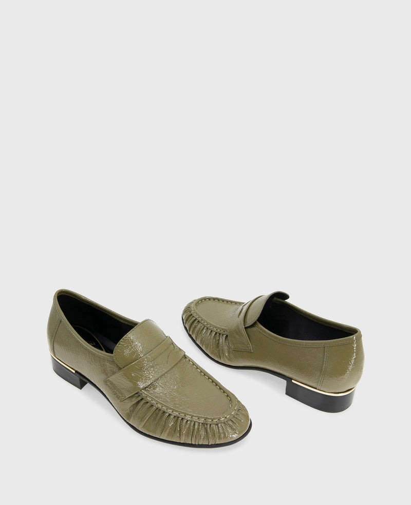 Kenneth Cole Reece Crinkle Patent Penny Loafer