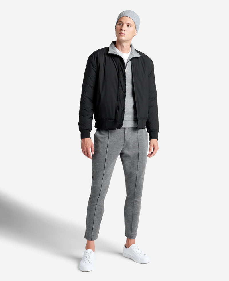 Kenneth Cole Reversible Sherpa Bomber Jacket