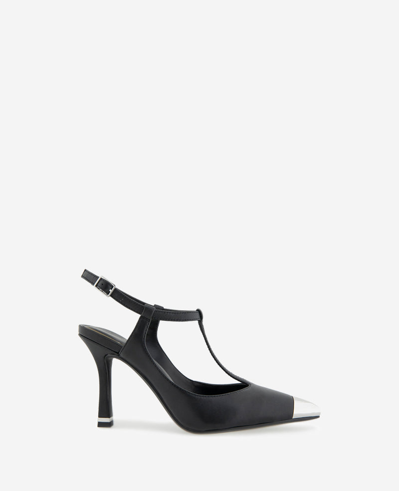 kenneth cole Romi T-Strap Leather Slingback Heel
