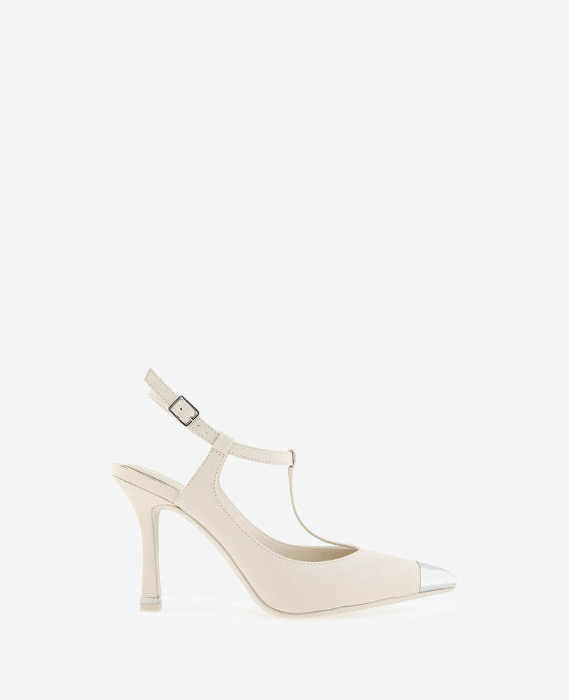 kenneth cole Romi T-Strap Leather Slingback Heel