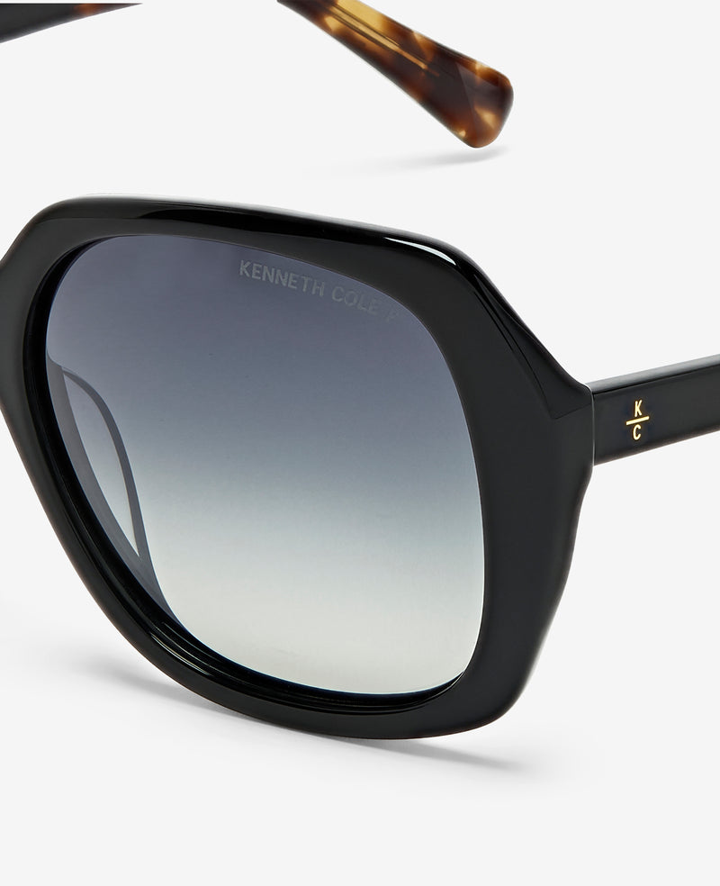 Kenneth Cole Round Acetate Sunglasses