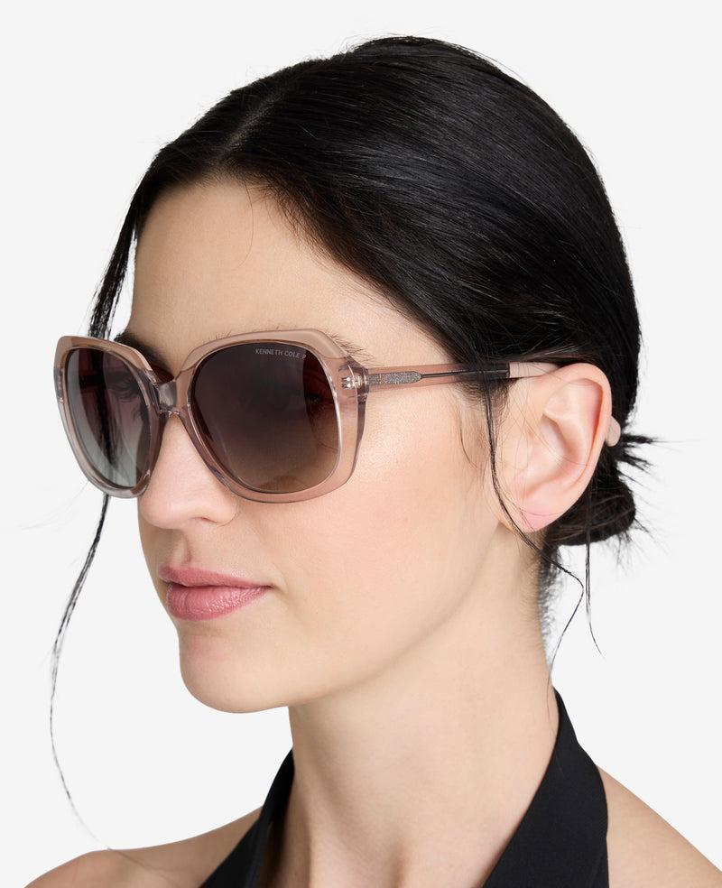 Kenneth Cole Round Acetate Sunglasses