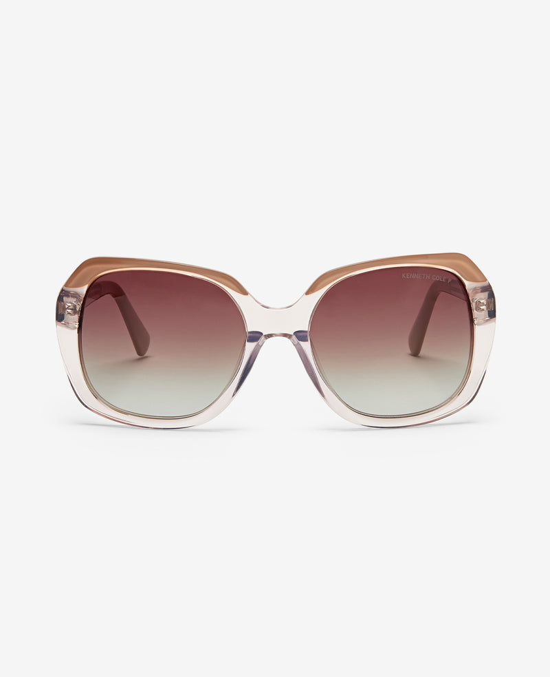 Kenneth Cole Round Acetate Sunglasses