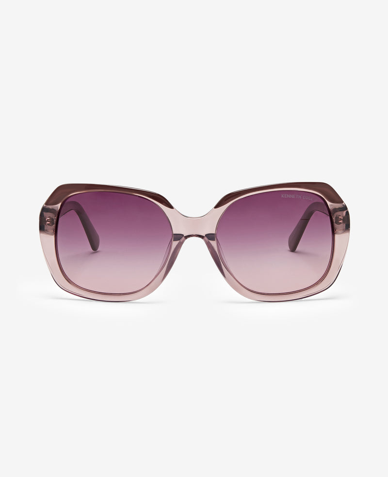 Kenneth Cole Round Acetate Sunglasses