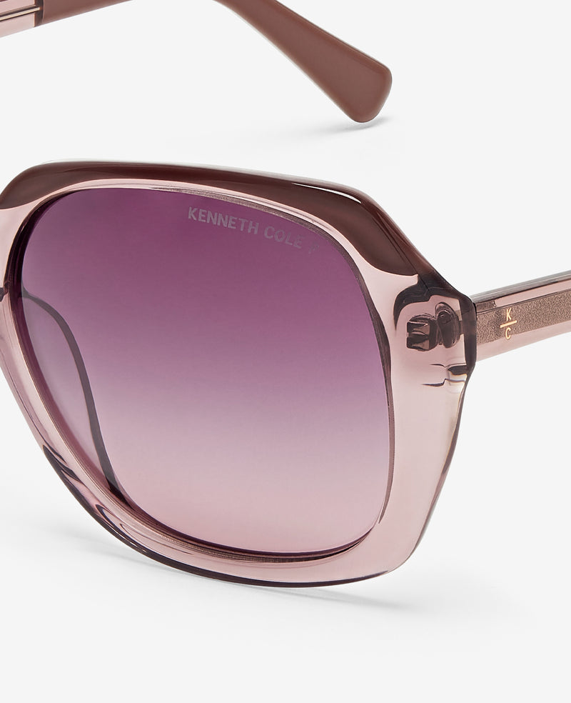 Kenneth Cole Round Acetate Sunglasses