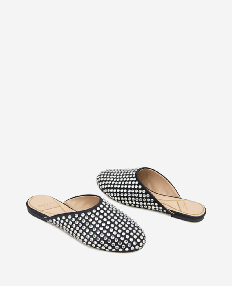Kenneth Cole Saddie Studded Rhinestone Mule