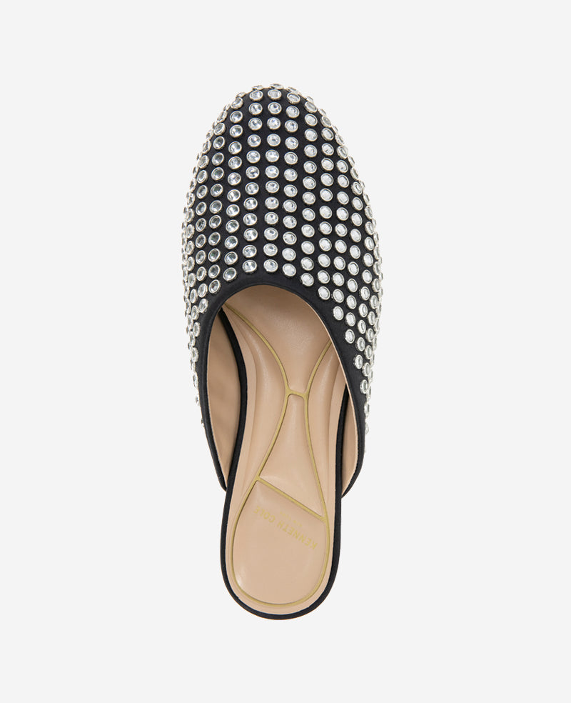 Kenneth Cole Saddie Studded Rhinestone Mule