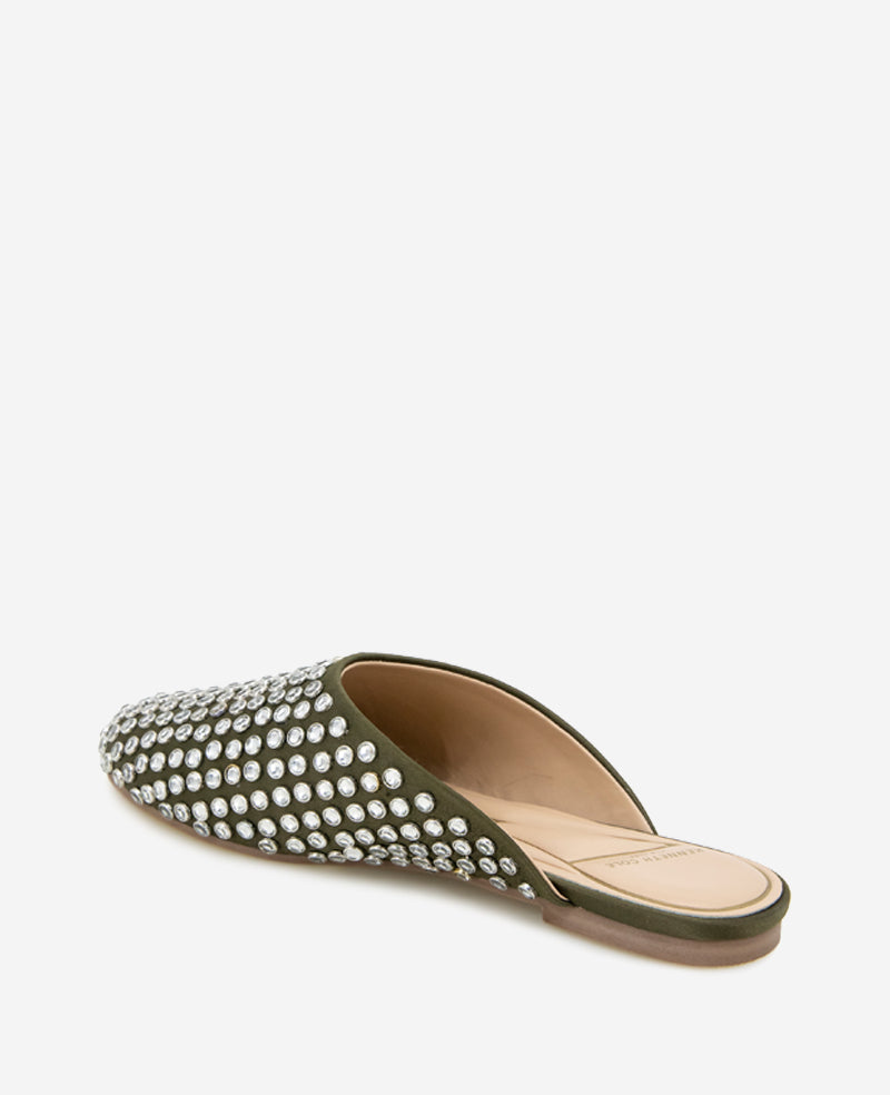 Kenneth Cole Saddie Studded Rhinestone Mule