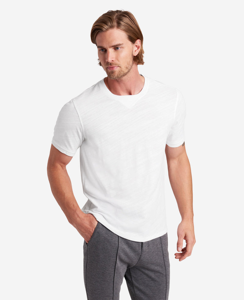 kenneth cole Slub Cotton T-Shirt
