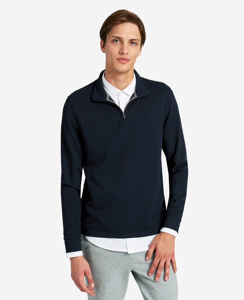 Kenneth Cole Kenneth Cole Sport Quarter-Zip Knit Pullover