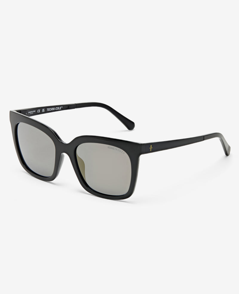 kenneth cole Square Injected Sunglasses